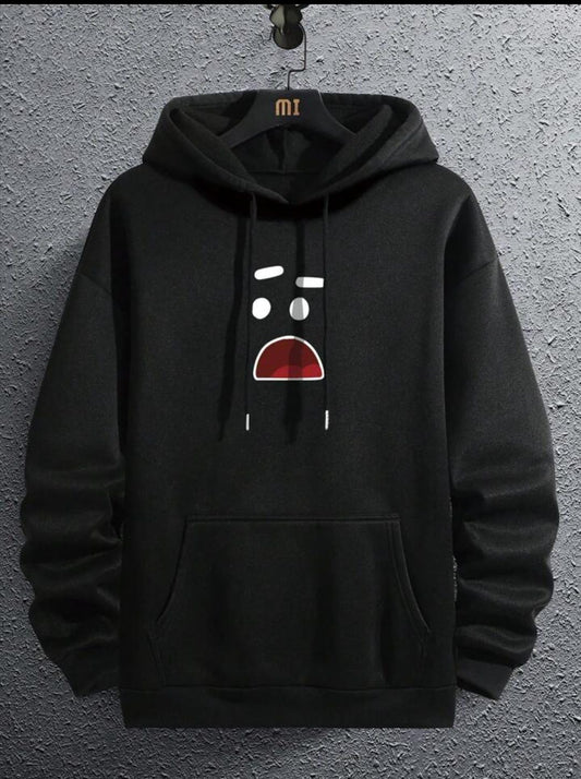 Asthetic black hoodie